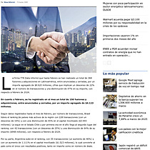Las fusiones y adquisiciones caen 22% en Latinoamrica en febrero: TTR Data